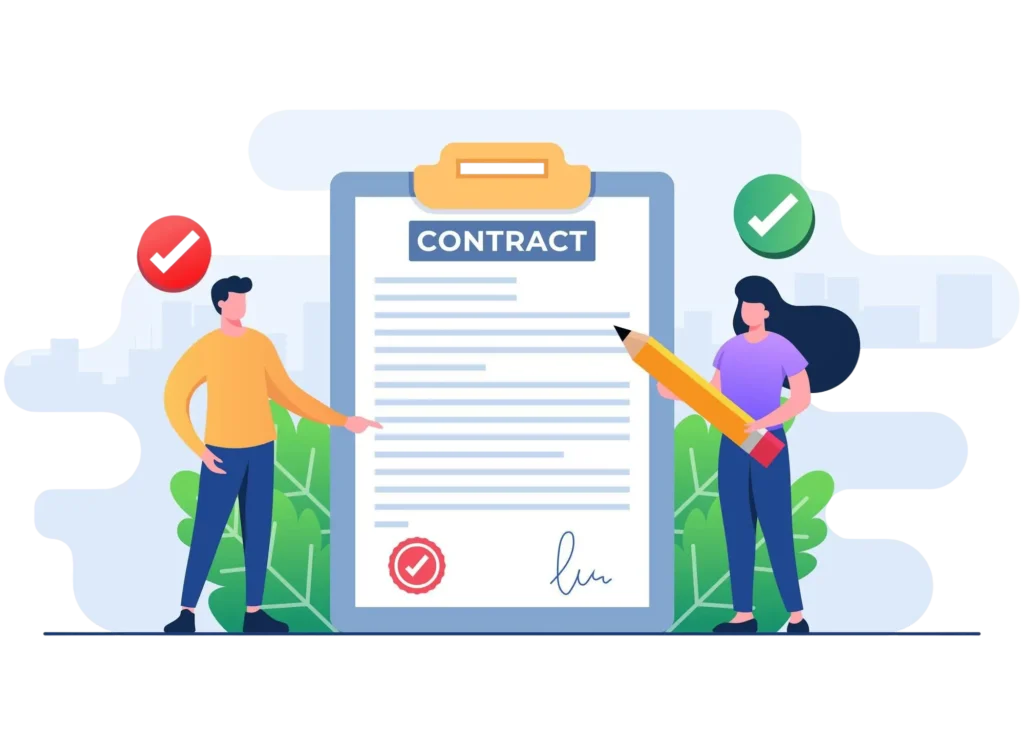 Contract management application