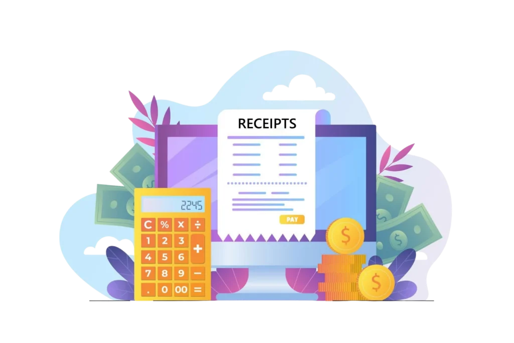 receipts storage