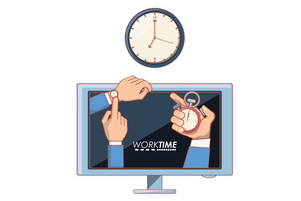 digital time clock for employees