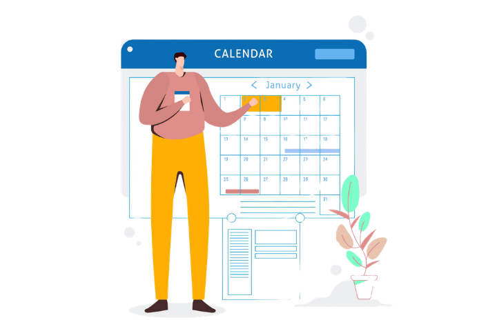 Employee Attendance Calendar Template